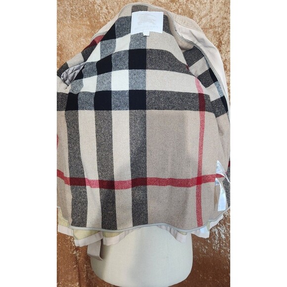 Burberry® Authentic Detachable Hood & Wool Lining Trench/Rain Coat Youth Sz 12Y - Picture 9 of 14